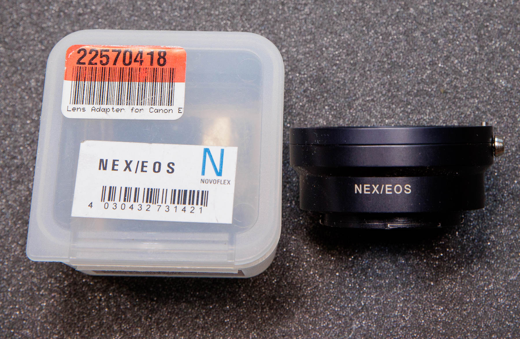 Canon FD to Sony NEX E-mount lens adapter NOVOFLEX